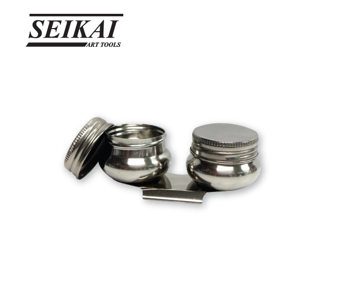 Seikai Stainless Steel Double Dipper with Lid