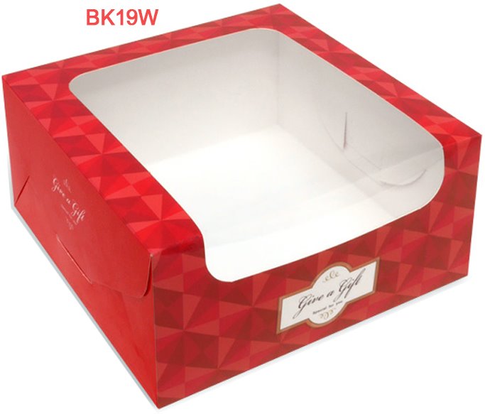 กล่องใส่ทุเรียน ขนาดกล่อง 20 x 20 x 9.5 เซนติเมตร กล่องเค้ก 1ปอนด์ กล่องขนมไหว้พระจันทร์ กล่องของขวัญ