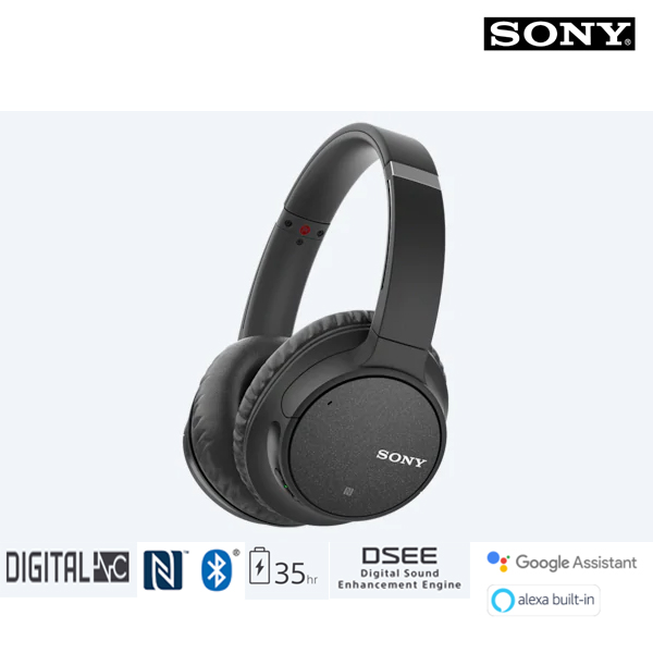 SONY หูฟังไร้สายป้องกันเสียงรบกวนแบบครอบหัว WH-CH700N