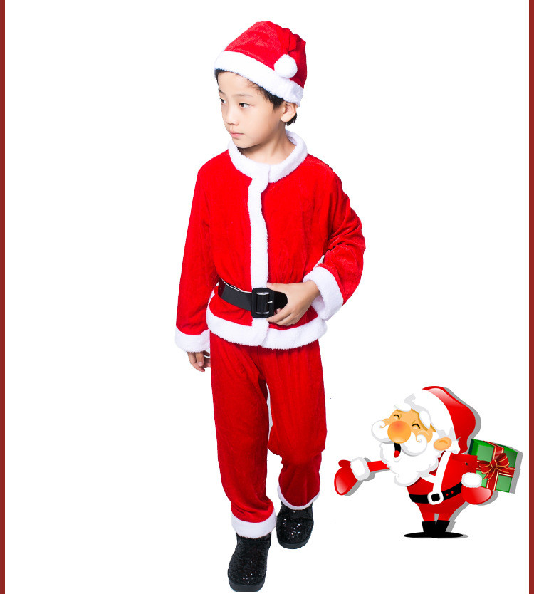 พร้อมส่ง ชุดคริสต์มาส เด็กชาย เด็กหญิงชุดซานตี้ ซานต้า