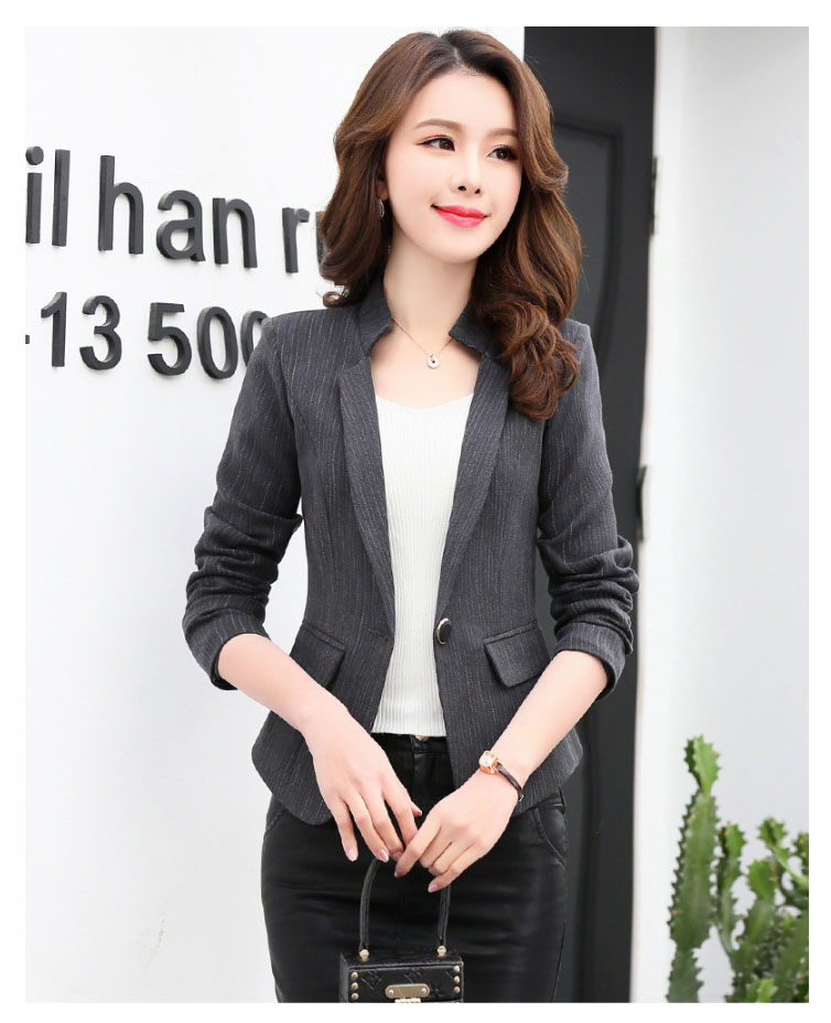 สินค้าพรีออเดอร์ เสื้อสูทแฟชั่นสวยหรูสไตล์เกาหลีดูดีมี 3 สีให้เลือกจ้าาา PO-SUIT-006