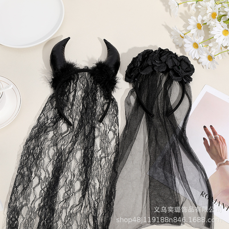 friendly4kid พร๊อพเสริม ฮาโลวีน ผ้าคลุม/คาดผม เด็ก-ผู้ใหญ่