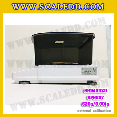 เครื่องชั่งดิจิตอล ทศนิยม 3 ตำแหน่ง รุ่น UP623Y 620gx0.001g เครื่องชั่งละเอียดสูง620g เครื่องชั่งน้ำหนัก620g ตาชั่ง620กรัม พิกัดน้ำหนัก 620g ความละเอียด 0.001g ยี่ห้อ SHIMADZU รุ่น UP623Y