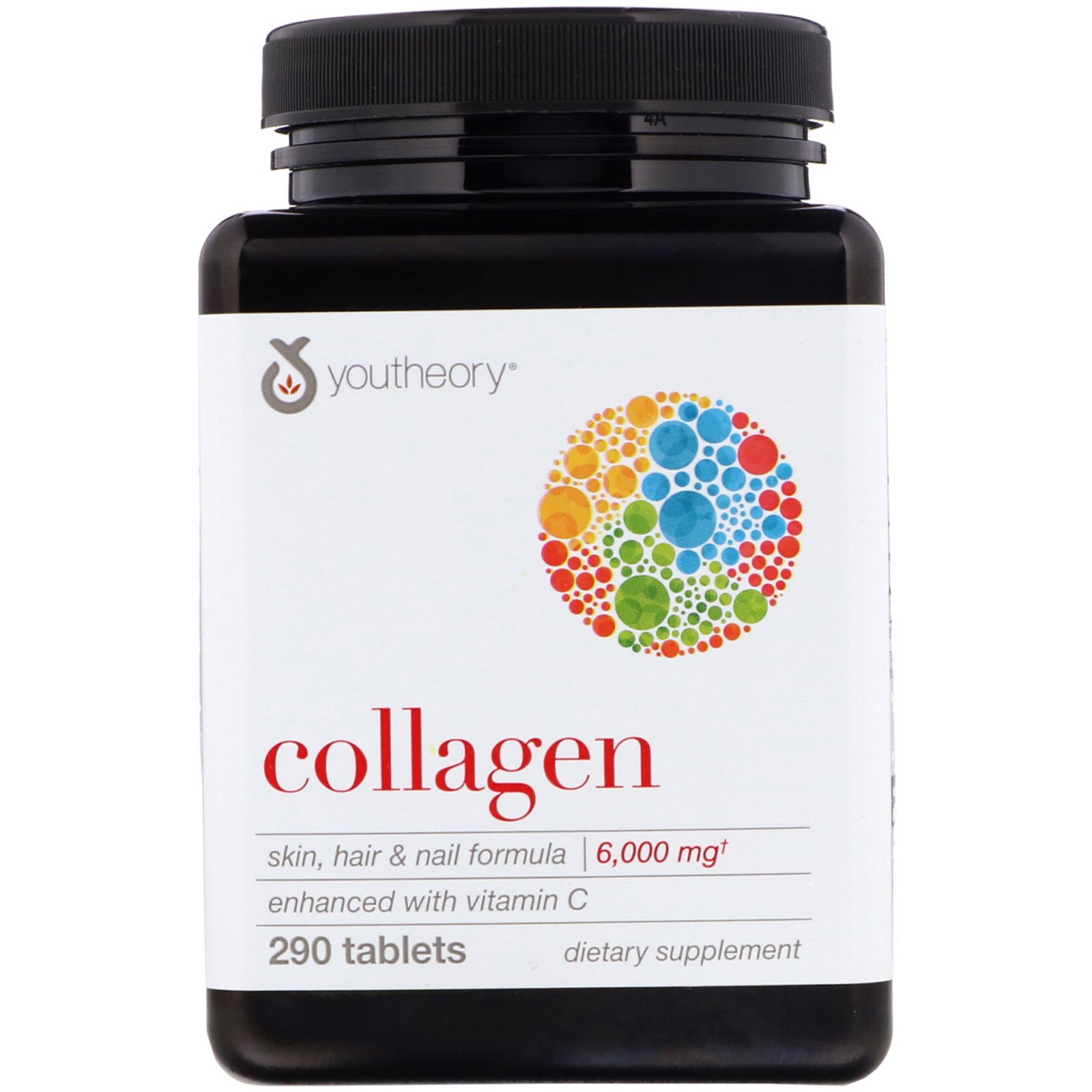 **พร้อมส่ง**Youtheory, Hydrolyzed Collagen ,Hair Skin &Nail Formula, 290 Tablets ไฮโดรไลซิสคอลลาเจน เพื่อผิวเด้ง กระชับ และช่วยบำรุงข้อต่อต่าง ๆ ในร่างกายค่ะ