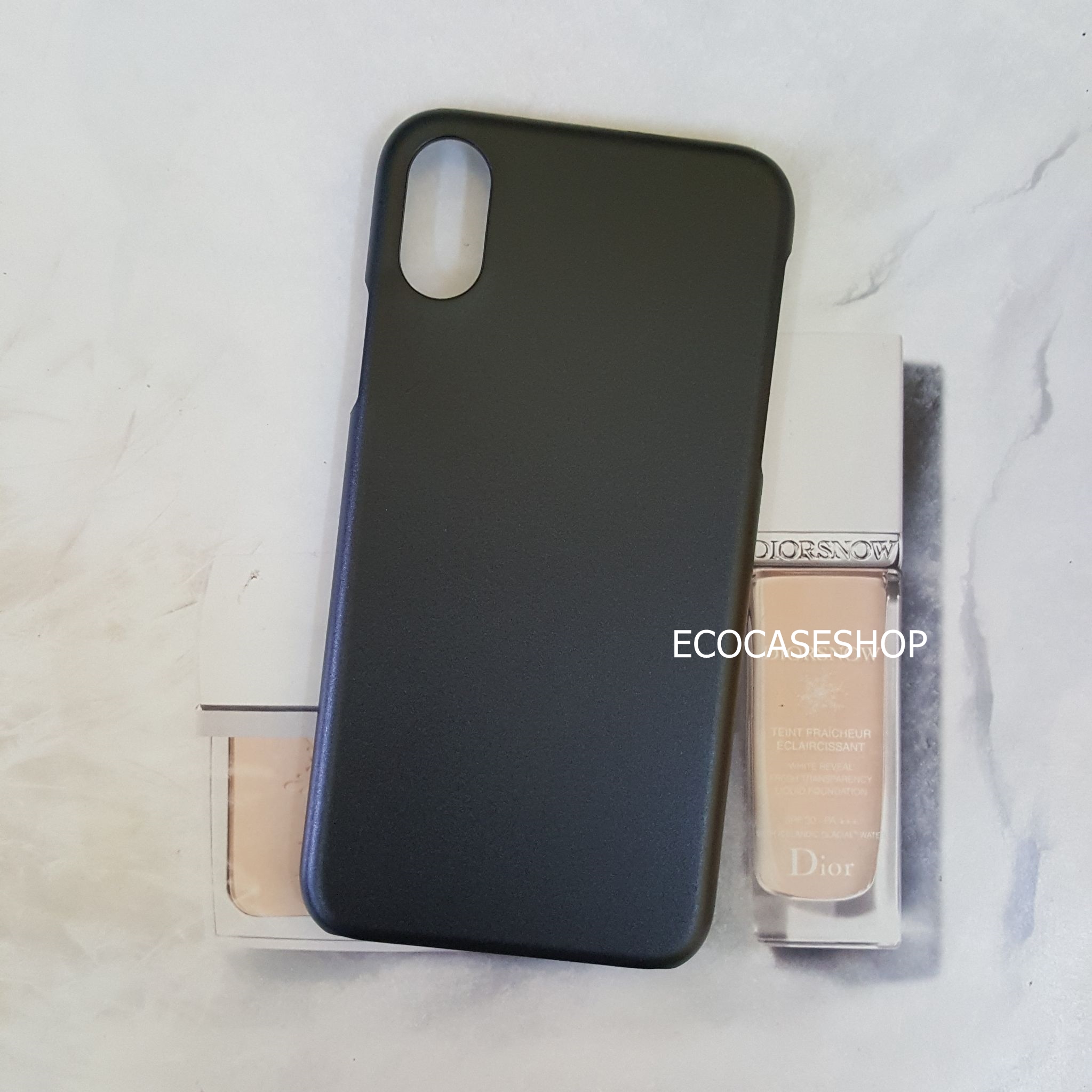 iPhoneXR เคสแข็งด้าน(new) สีดำ