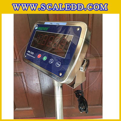 เครื่องชั่งตั้งพื้นกันน้ำ30kg รุ่น JWI-520 ขนาดแท่น 25x25 cm. เครื่องชั่งกันน้ำ30kg เครื่องชั่งดิจิตอล30kg ตาชั่งกันน้ำ 30kg เครื่องชั่งดิจิตอลกันน้ำ ตาชั่งดิจิตอลกันน้ำ30กิโลกรัม พิกัด 30kg ความละเอียด 2g ยี่ห้อ JADEVER รุ่น JWI-520 Waterproof