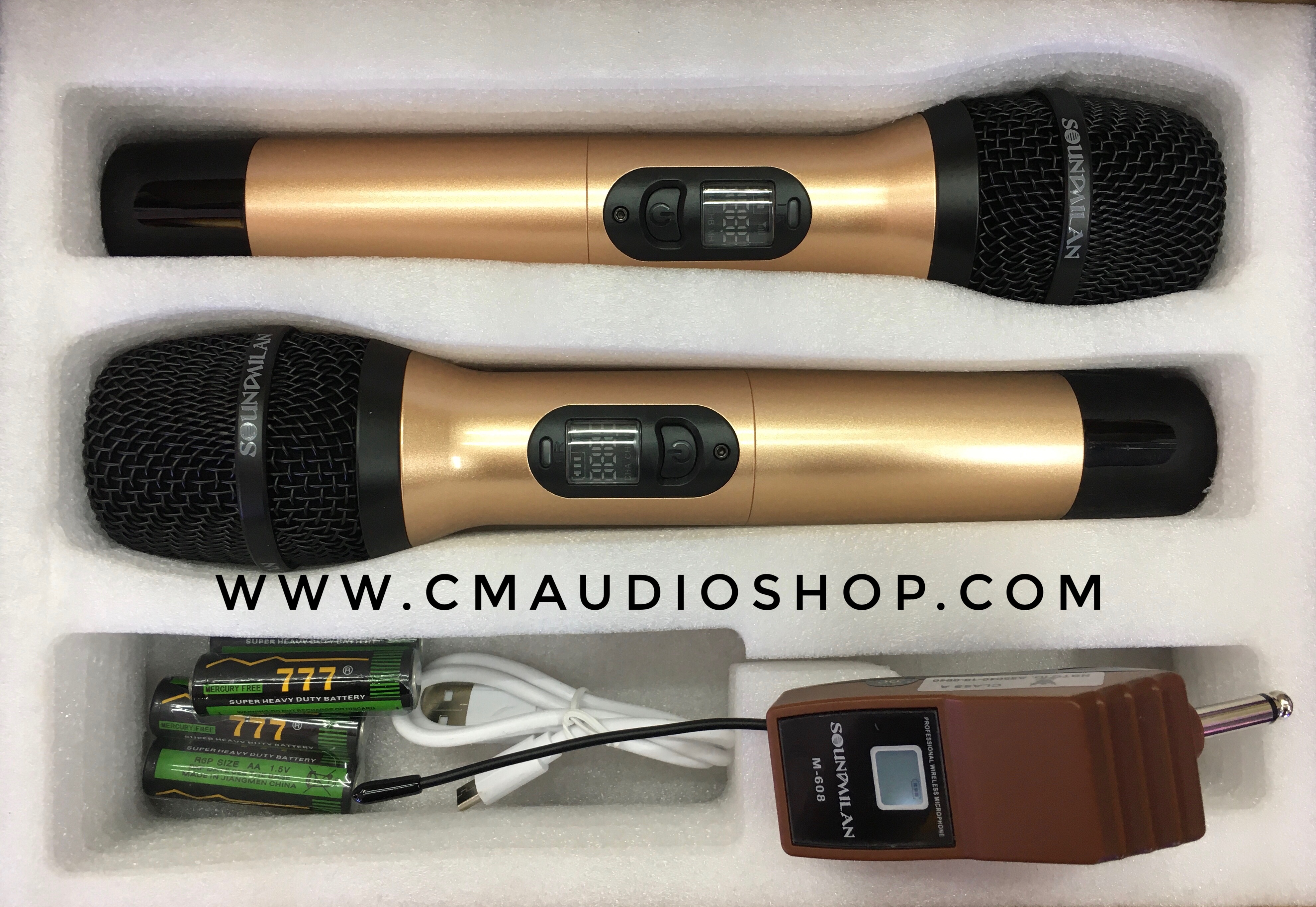 ไมค์ลอยคู่ Soundmilan M-622 (ย่านความถี่ UHF)