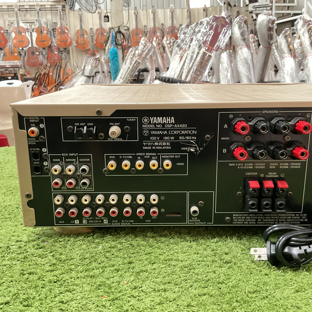 เครื่องขยายเสียง YAMAHA : DSP-AX420 สินค้าไม่พร้อมใช้งาน (ต้องซ่อม)