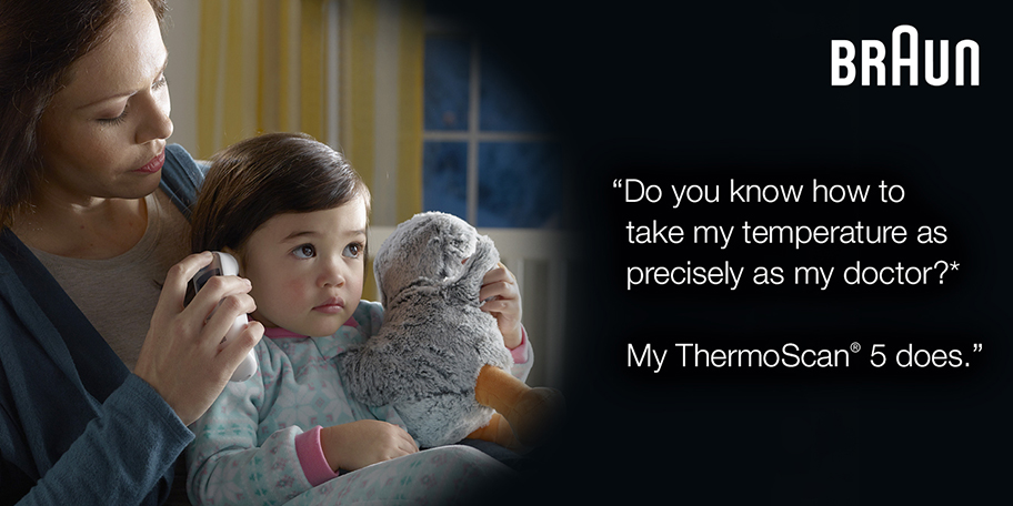 เทอร์โมมิเตอร์วัดทางหูรุ่นล่าสุด Braun Thermoscan Ear Thermometer IRT6500