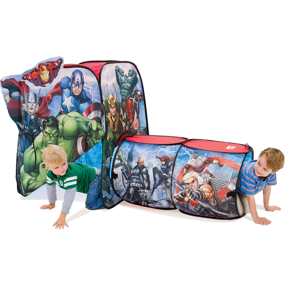 เต้นท์พับได้พร้อมอุโมงค์ The Avengers Discovery Playhut