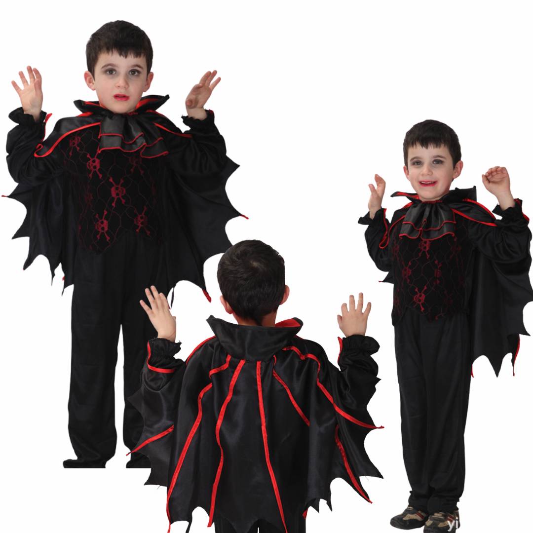 friendly4kid ชุดฮาโลวีน haloween ชาย แวมไพร์ แดรกคูล่า พร้อมผ้าคลุม