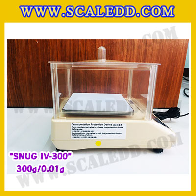 เครื่องชั่งดิจิตอลทศนิยม2ตำแหน่ง 300g x 0.01g เครื่องชั่งน้ำหนักดิจิตอล300กรัม เครื่องชั่งน้ำหนัก300g เครื่องชั่งละเอียดสูง ตาชั่งละเอียดสูง300กรัม พิกัดน้ำหนัก 300g ความละเอียด0.01g ยี่ห้อ JADEVER รุ่น SNUG IV-300