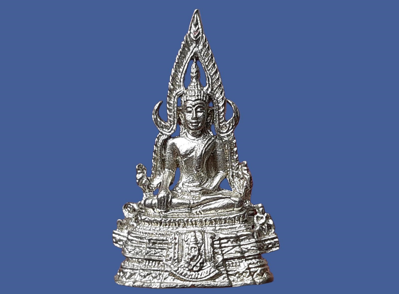 กริ่งพระพุทธชินราช วัดพระศรีรัตนมหาธาตุ จ.พิษณุโลก ปี 2535 รุ่นปฏิสังขรณ์ เนื้อเงิน