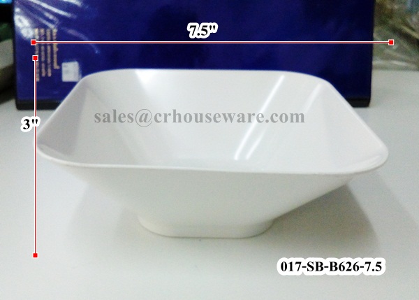 ชามสี่เหลี่ยม 7.5" 017-SB-B626-7.5