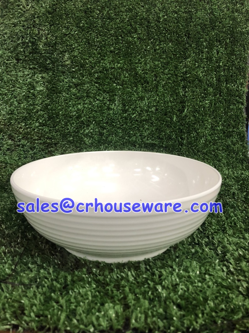 ชามกลมมีลอนทรงเตี้ยญี่ปุ่น ขนาด 8.5 นิ้ว รหัสสินค้า 017-SB-B104-8.5