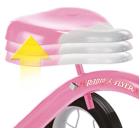 จักรยาน Radio Flyer Classic Pink 10" Tricycle with Push Handle