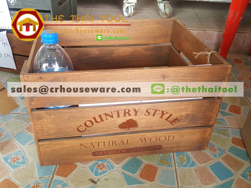 ลังไม้รุ่น Auto รหัส : 005- Auto Wooden crate Auto. Code : 005-Auto