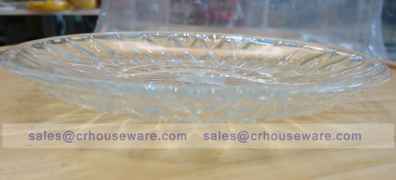 Diamond Saucer 6 " 013-P00171 จานแก้ว