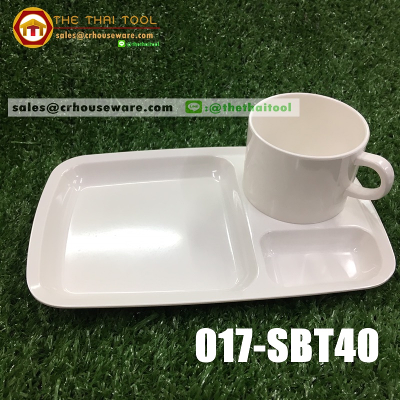 ชุดเบรคเมลามีน (ทรงแก้วสูง) 017-SBT40