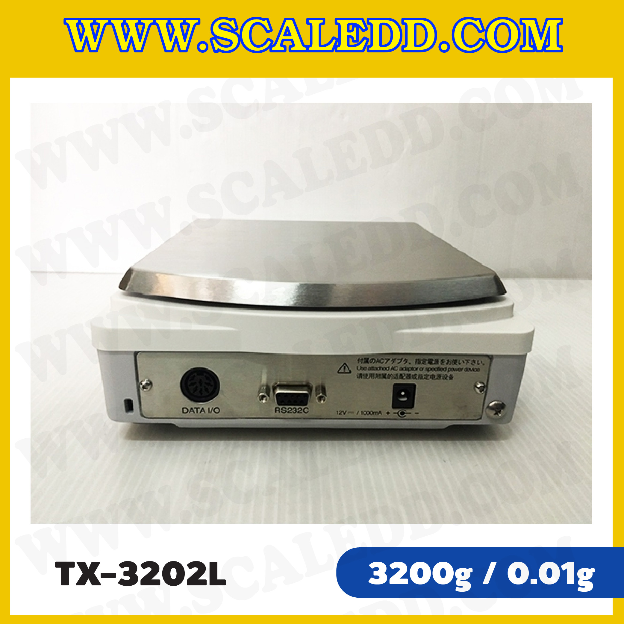 เครื่องชั่งดิจิตอลทศนิยม2ตำแหน่ง รุ่น TX3202L พิกัด 3200g x 0.01g เครื่องชั่งละเอียดสูง3200g เครื่องชั่งน้ำหนัก3200g ตาชั่ง3200กรัม SHIMADZU Electronic Balances