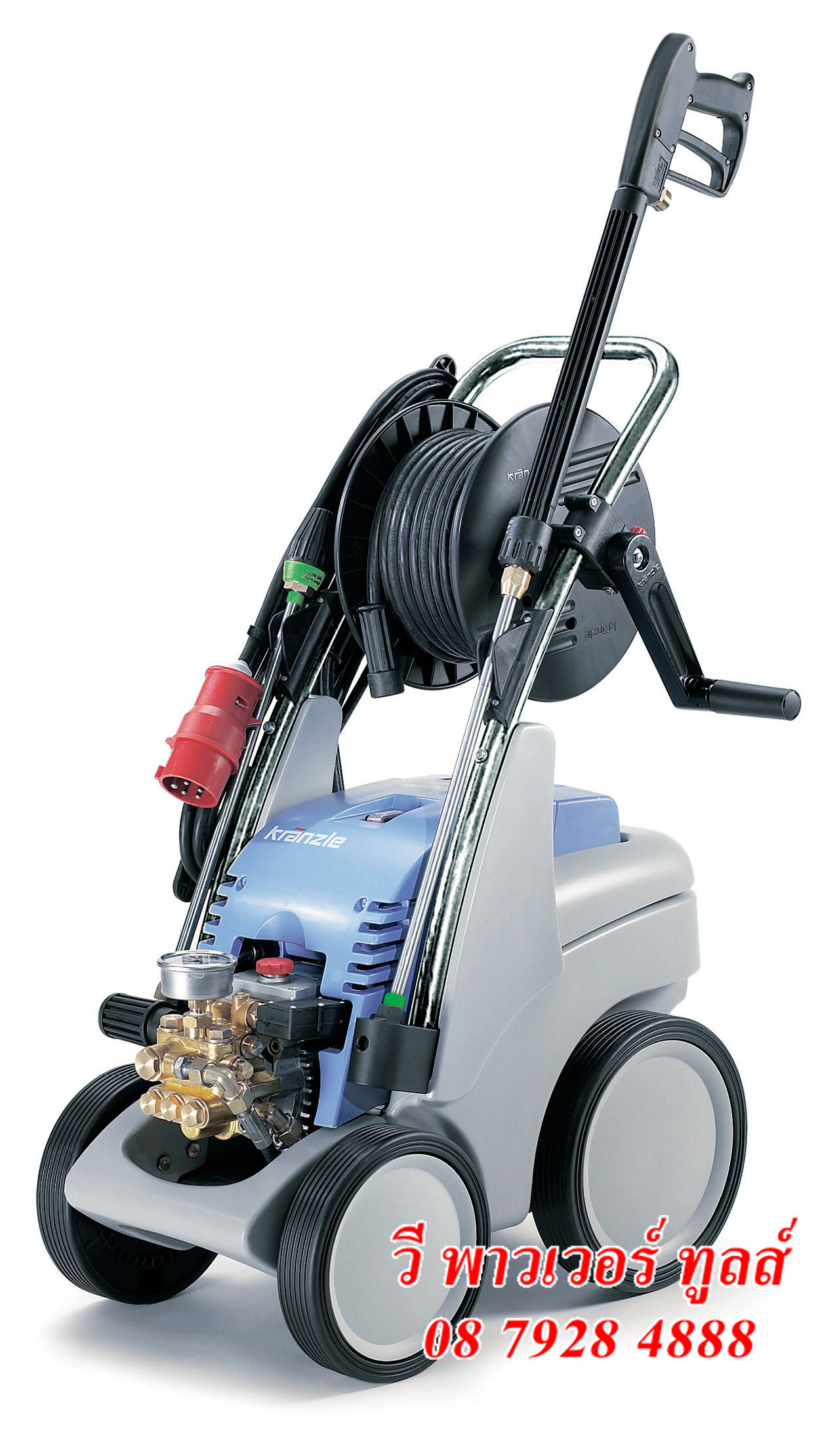 Kranzle Quadro 9/170 TS TDK - Small Quadro Series ครันเซลล์ เครื่องฉีดน้ำแรงดันสูง รุ่นเล็ก มีแทงค์เก็บน้ำในตัว มี 4 ล้อเข็น