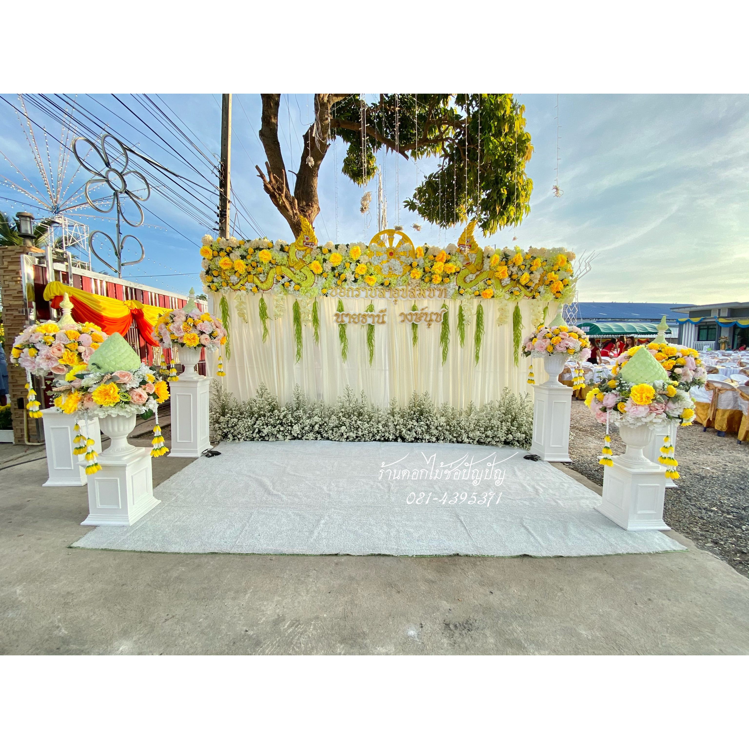 แบคดรอปงานอุปสมบท 6.12.63