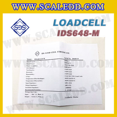 โหลดเซลล์ (Load cell) Steel construction IDS648 สำหรับรองรับน้ำหนักเครื่องชั่ง พิกัด 1T, 2.2T, 4.7T