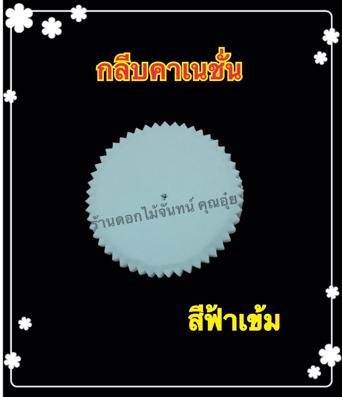 กลีบคาร์เนชั่น สีฟ้าเข้ม
