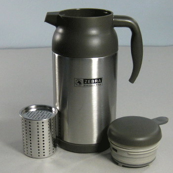 กระติกสูญญากาศมีไส้กรองชา 1.6 ลิตร ตราหัวม้าลาย