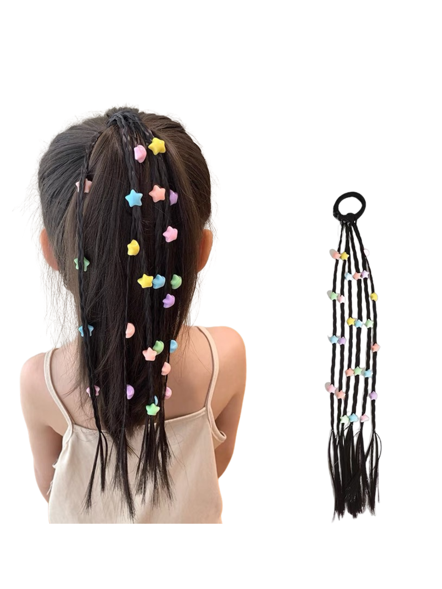 พร้อมส่ง เปียแต่งผม สีผมเด็ก เปียผมสี