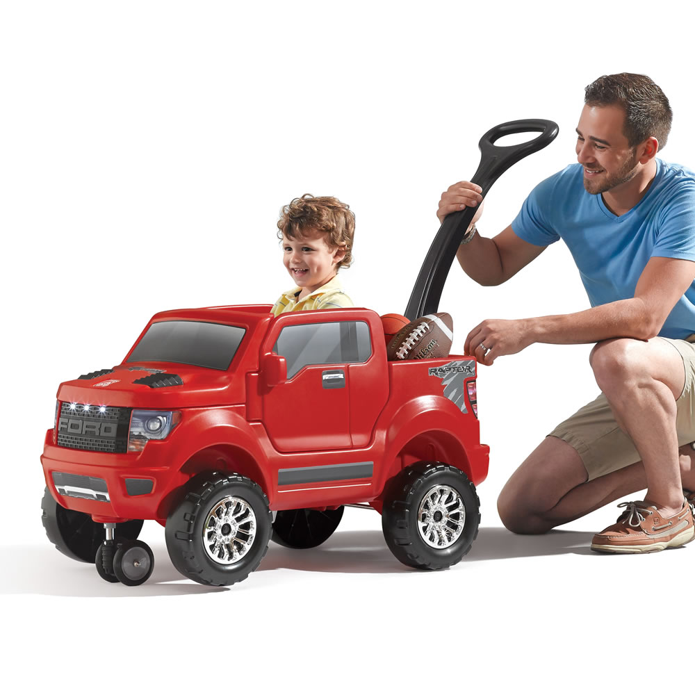 รถกระบะรุ่นใหม่คันใหญ่มาก STEP 2 2-in-1 Ford® F-150 SVT Raptor - Red