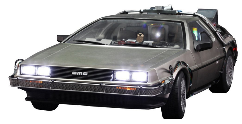 HOTTOYS - Back to the future - DeLorean Time Machine (กล่องใหญ่มากๆครับ)