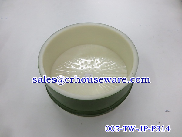 ชามใส่อาหารพลาสติกทรงไม้ไผ่ญี่ปุ่น JAPANESE BOWL 005-TW-JP-P314