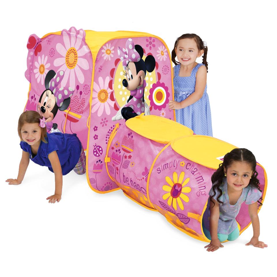 เต้นท์พับได้พร้อมอุโมงค์ Disney Minnie Mouse Simply Charming Discovery Hut
