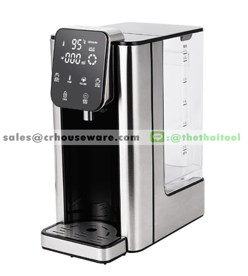 เครื่องกดน้ำร้อนอัตโนมัติ ดิจิตอล 2.7 ลิตร (สีดำ)