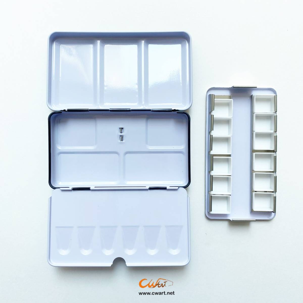 จานสีน้ำตลับโลหะ Museo + 12 แพน