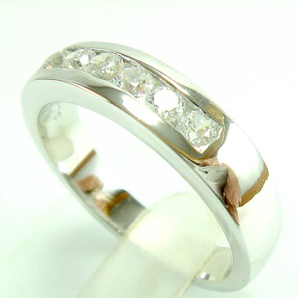 แหวนเงินแท้ราคาถูกชุบทองคำขาว เพชรCZแท้ 0.24 กะรัต งานประณีตสวยงาม สั่งผลิตค่ะ