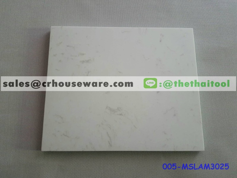 แผ่นหินอ่อนสังเคราะห์ทรงเหลี่ยม รหัสสินค้า 005-MSLAM3025