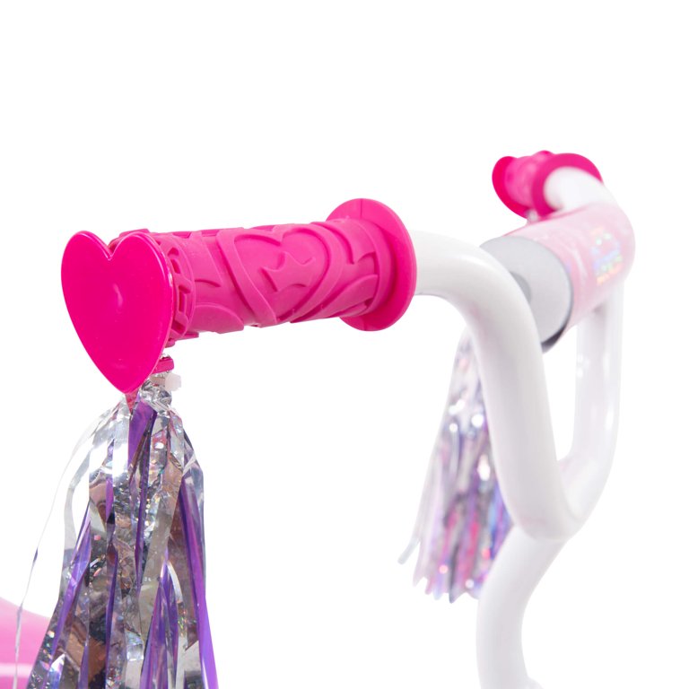 รถจักรยาน Disney Princess Girls' 12" Bike with Doll Carrier by Huffy