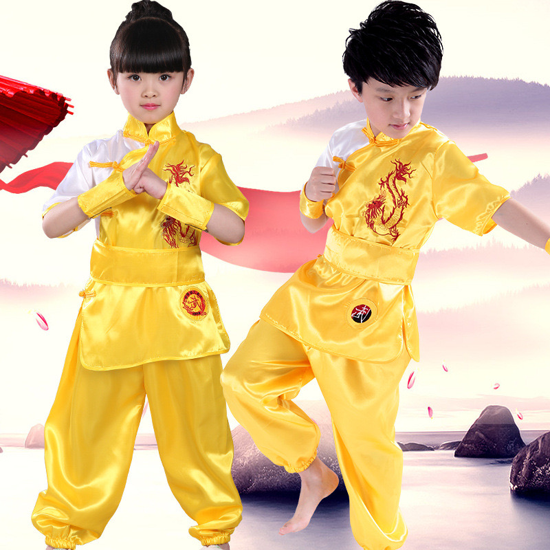 พร้อมส่ง ชุดจีน กังฟู ลายมังกร+ผ้าผูกเอว