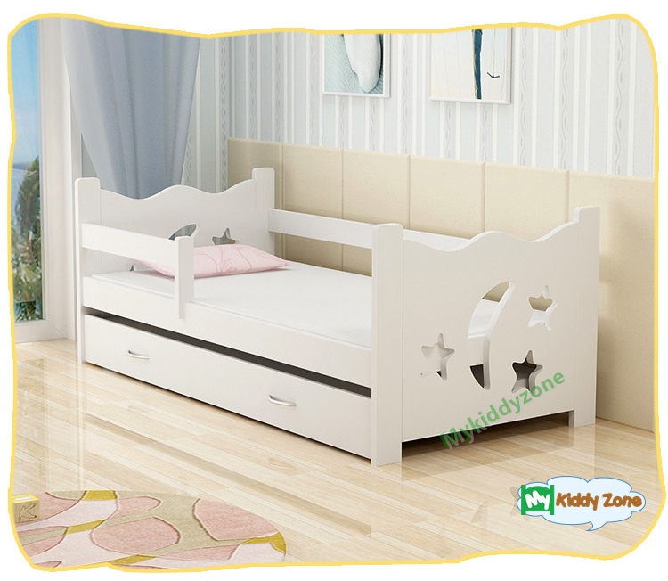 TP21005 (WDK5S) เตียงนอนไม้ เตียงเดี่ยวสำหรับเด็ก Little Moon Star