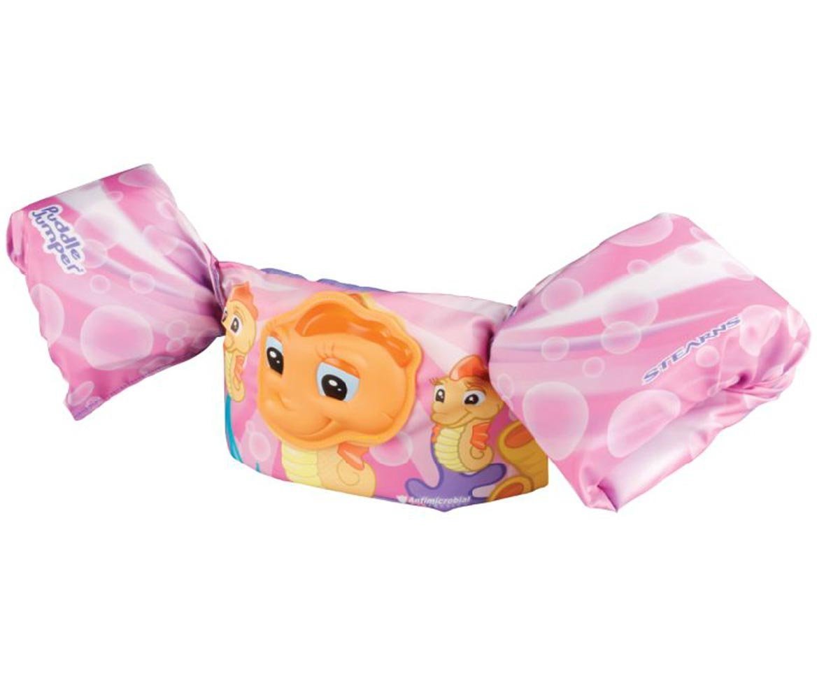 ชูชีพว่ายน้ำเด็ก Stearns 3D Kids Puddle Jumper Life Jacket ลาย Seahorse Pink