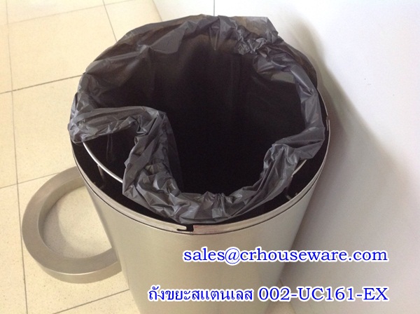 ถังขยะสแตนเลส 60 ลิตร 002-UC161-EX