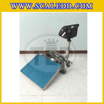 เครื่องชั่งน้ำหนักดิจิตอล พิกัด150kg ความละเอียด10g ขนาดแท่นชั่ง50*60cm รุ่น A12 (เครื่องชั่งผ่านตรวจรับรองจากสำนักชั่งตวงวัด)