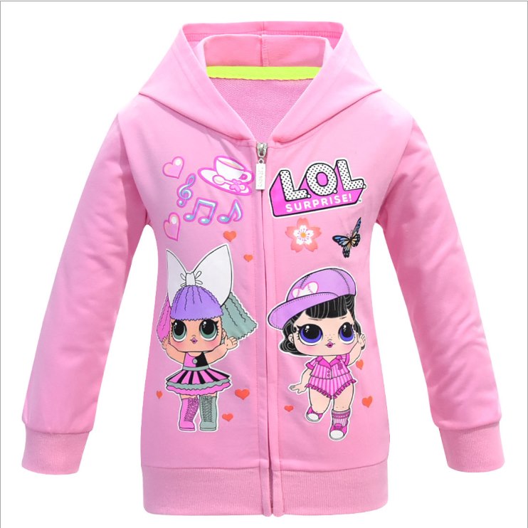 เสื้อกันหนาวเด็ก ซิปหน้า ลาย LOL