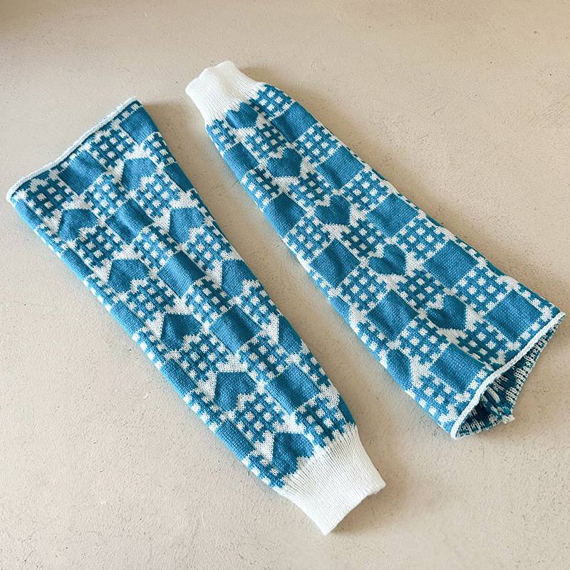 ถุงเท้า Y2K แบบยาว ปลอกขา สไตล์เกาหลีแบบไม่สวมเท้า ใส่แบบยาวหรือแบบย่น เด็กโต - ผู้ใหญ่