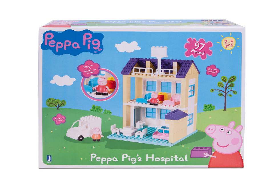 ชุดตัวต่อขนาดใหญ่ Peppa Pig Hospital Construction Set