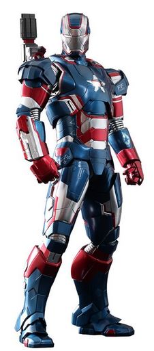 HOTTOYS - I​​ron Man 3 - Iron Patriot (Diecast)