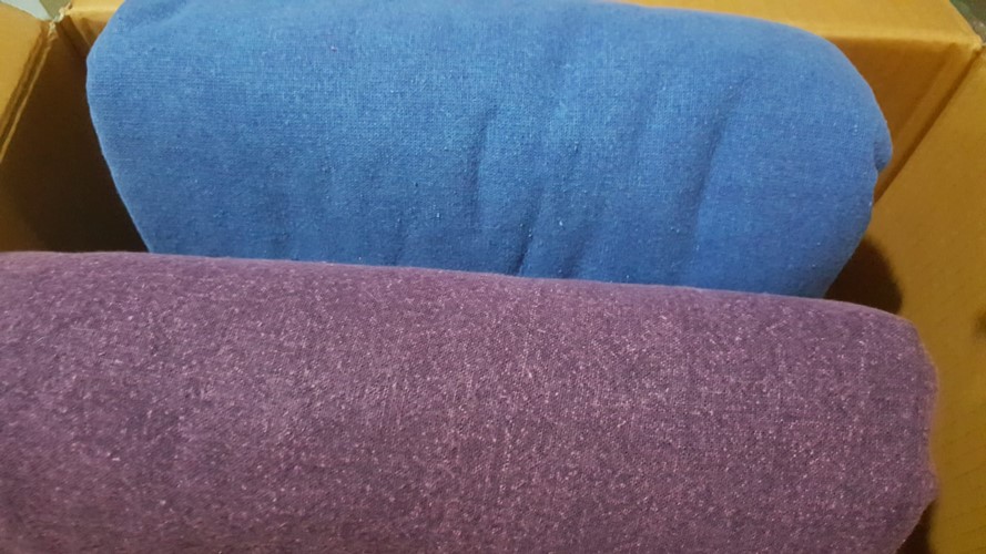 SIVAREE ผ้าฝ้ายสโตนว๊อช ผ้าฝ้ายไทยที่ใช้กระบวนการธรรมชาติ ดำ,นำตาล,น้ำเงิน มากกว่า 10 สี ยาว 9 หลาหน้ากว้าง 1.20 เมตร