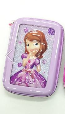 กล่องดินสอ ลายนูน 3 มิติ ลายเจ้าหญิง โซเฟีย